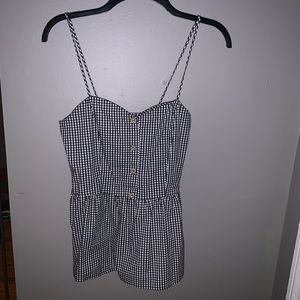 Checkered tank top